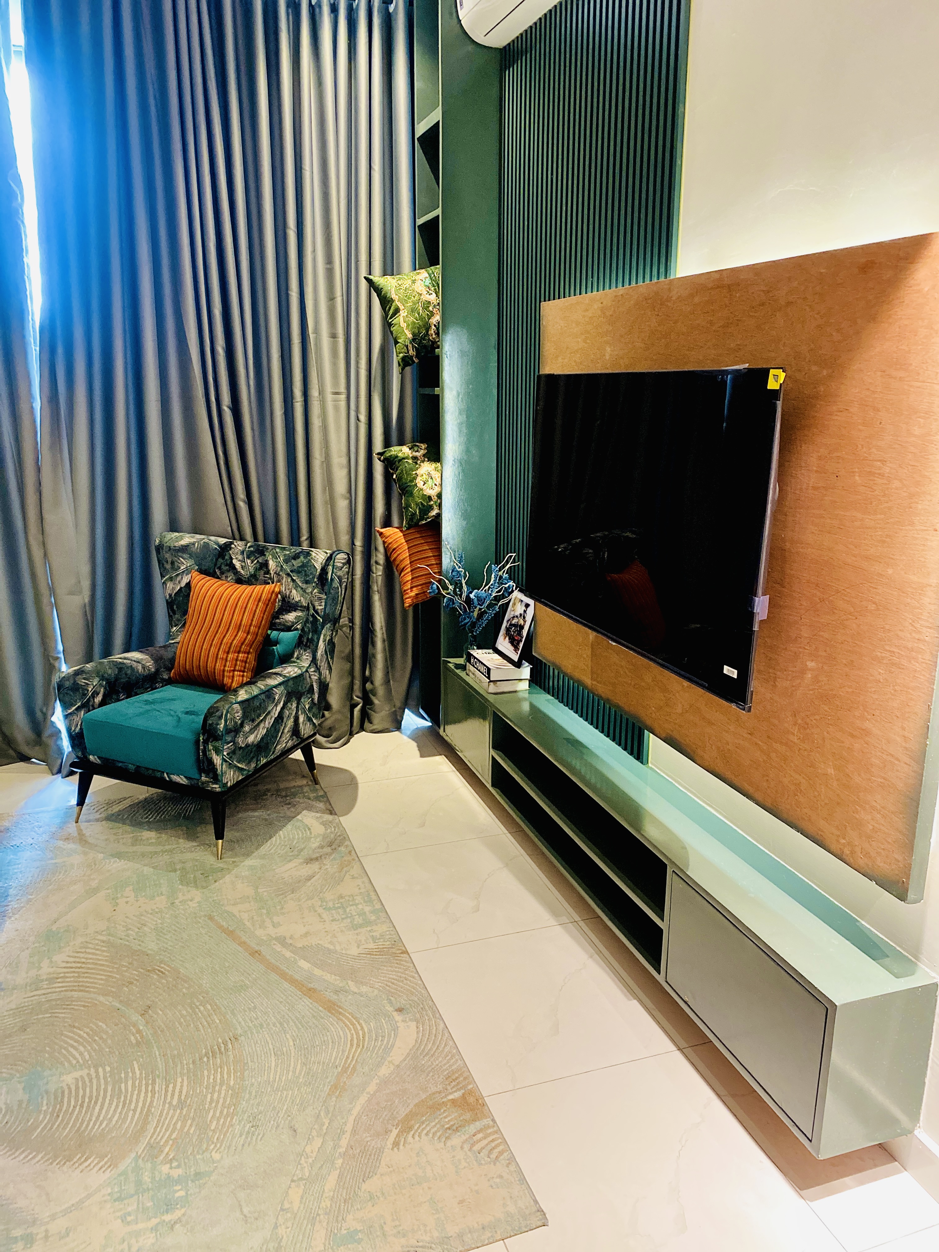 Beautifully designed interior of AJ Maison luxury shortlet