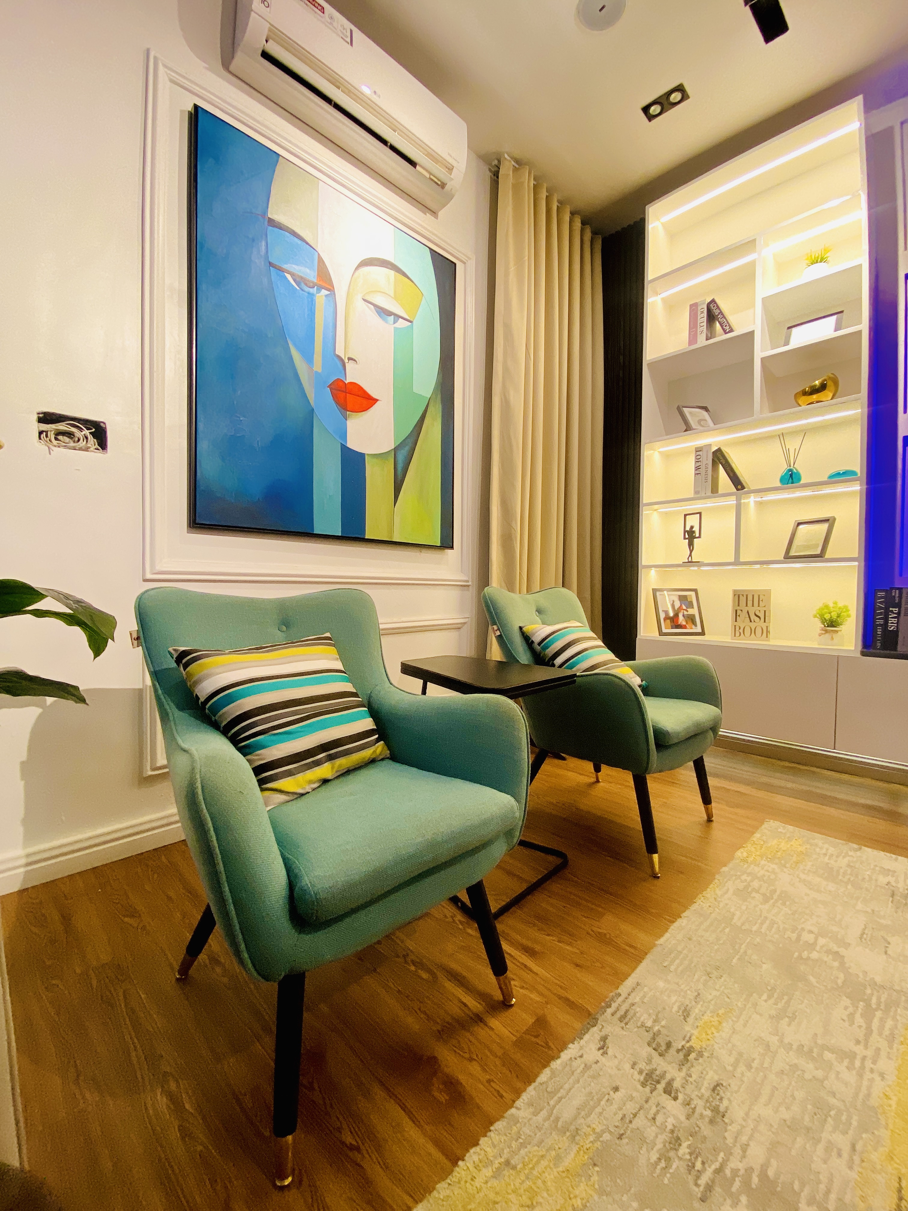 Stylish sitting area